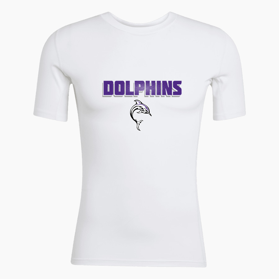 Bergman Dolphins adidas Men's TECHFIT Short Sleeve Tee