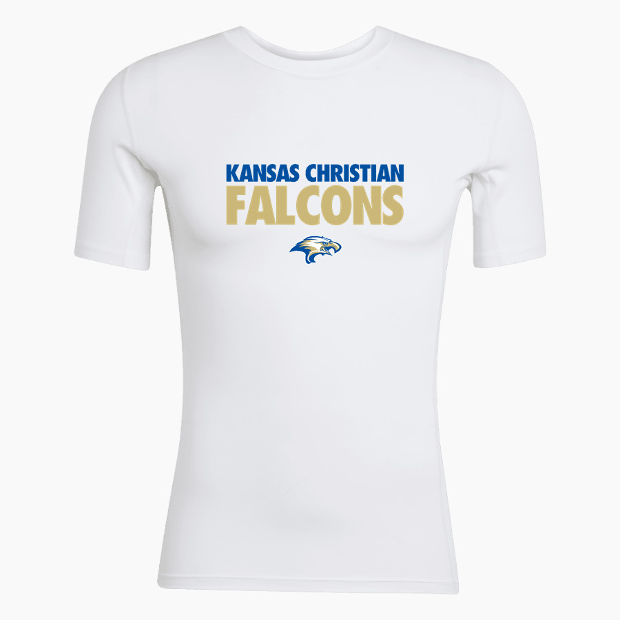 Kansas Christian Falcons <span class="pdp-name-mascot">Kansas Christian College Falcons</span> adidas Men's TECHFIT Short Sleeve Tee