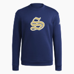E E SMITH HIGH SCHOOL GOLDEN BULLS <span class="pdp-name-mascot">E E SMITH GOLDEN BULLS</span> adidas Men's Fleece Crew Sweatshirt Front Thumbnail