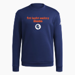 First Baptist Academy Lions <span class="pdp-name-mascot">First Baptist Academy Lions</span> adidas Men's Fleece Crew Sweatshirt Front Thumbnail