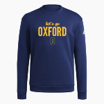 Oxford Wildcats <span class="pdp-name-mascot">Oxford Wildcats</span> adidas Men's Fleece Crew Sweatshirt Front Thumbnail