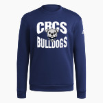 CRCS Bulldogs adidas Men's Fleece Crew Sweatshirt Front Thumbnail
