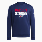 APPLETON EAST PATRIOTS <span class="pdp-name-mascot">EAST PATRIOTS</span> adidas Men's Fleece Crew Sweatshirt Front Thumbnail