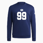 Emery Jaguars adidas Men's Fleece Crew Sweatshirt Front Thumbnail