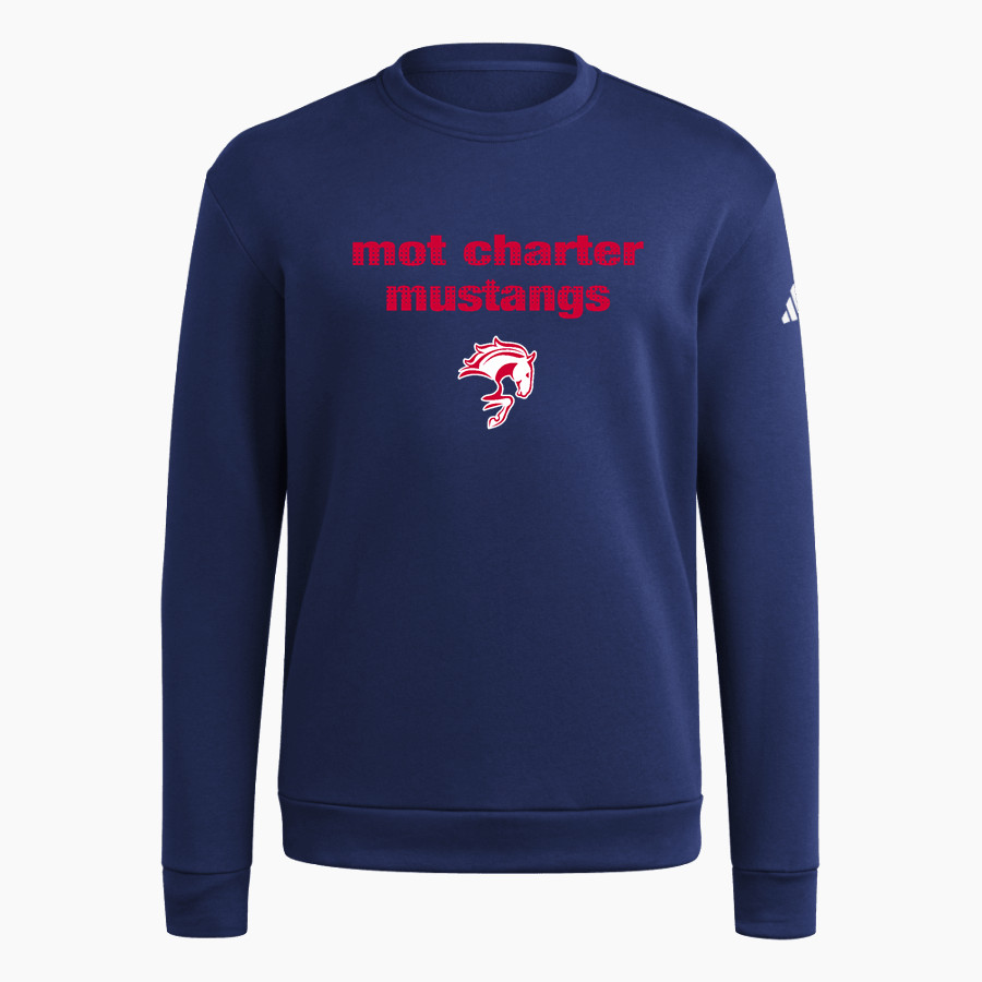 MOT Charter Mustangs adidas Men's Fleece Crew Sweatshirt