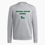 Jeremy Ranch Hawks <span class="pdp-name-mascot">Jeremy Ranch Elementary Hawks</span> adidas Men's Fleece Crew Sweatshirt Front Thumbnail