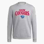 CROW HIGH SCHOOL Cougars Online Store adidas Men's Fleece Crew Sweatshirt Front Thumbnail