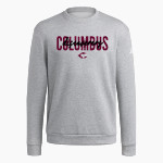 COLUMBUS HIGH SCHOOL DISCOVERERS adidas Men's Fleece Crew Sweatshirt Front Thumbnail