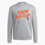 Tech High School Tigers <span class="pdp-name-mascot">Tech High School</span> adidas Men's Fleece Crew Sweatshirt Front Thumbnail