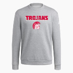 Carrollton Trojans <span class="pdp-name-mascot">Carrollton Trojans</span> adidas Men's Fleece Crew Sweatshirt Front Thumbnail