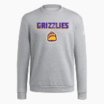 Fowler Grizzlies adidas Men's Fleece Crew Sweatshirt Front Thumbnail