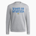 MASON CO CENTRAL HIGH SCHOOL SPARTANS adidas Men's Fleece Crew Sweatshirt Front Thumbnail