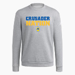 Madonna Crusaders <span class="pdp-name-mascot">Madonna Crusaders</span> adidas Men's Fleece Crew Sweatshirt Front Thumbnail