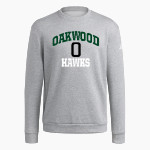 Oakwood Hawks <span class="pdp-name-mascot">Oakwood Hawks</span> adidas Men's Fleece Crew Sweatshirt Front Thumbnail