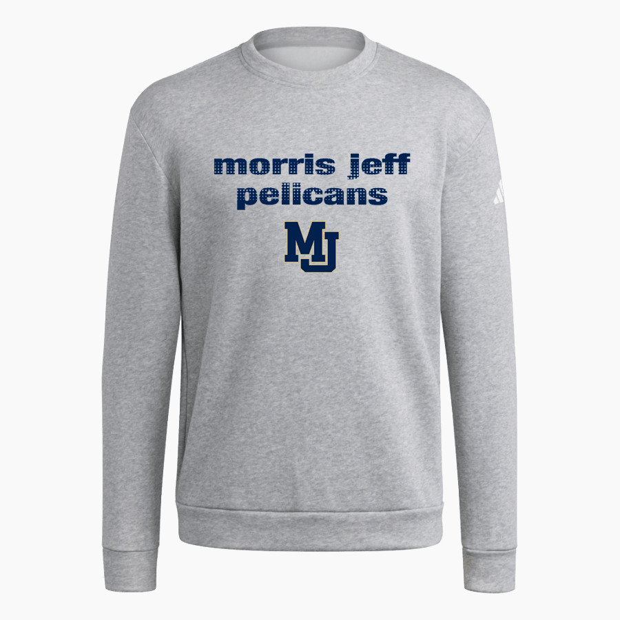 Morris Jeff Pelicans <span class="pdp-name-mascot">Morris Jeff Pelicans</span> adidas Men's Fleece Crew Sweatshirt