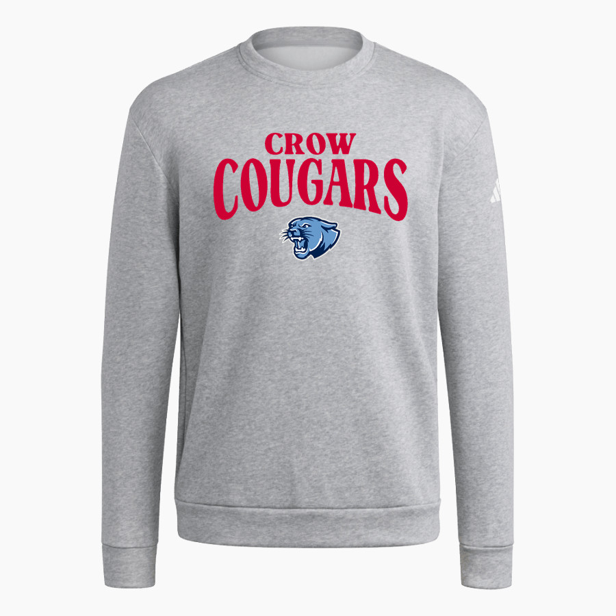 CROW HIGH SCHOOL Cougars Online Store adidas Men's Fleece Crew Sweatshirt