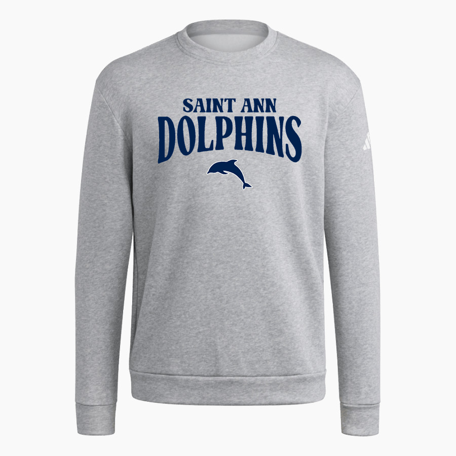 Saint Ann Dolphins adidas Men's Fleece Crew Sweatshirt