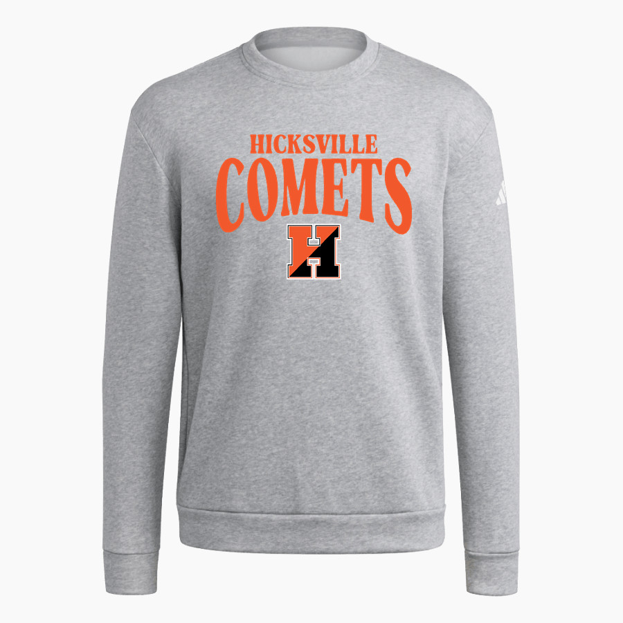 HICKSVILLE HIGH SCHOOL COMETS <span class="pdp-name-mascot">HICKSVILLE COMETS</span> adidas Men's Fleece Crew Sweatshirt