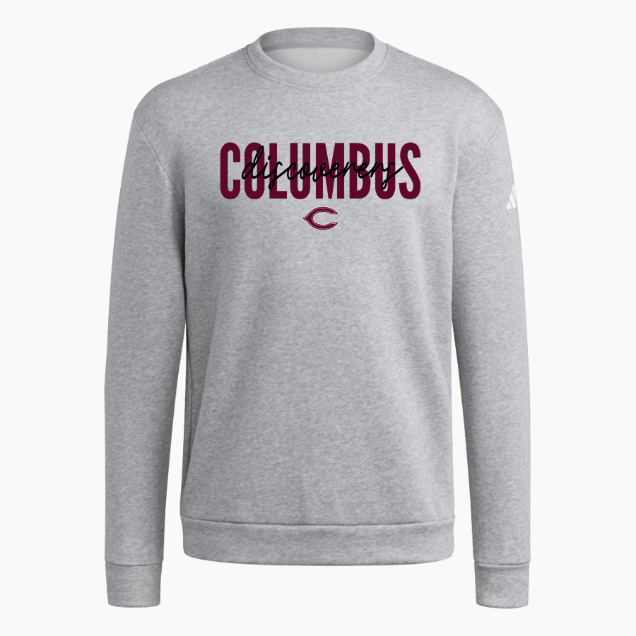 COLUMBUS HIGH SCHOOL DISCOVERERS adidas Men's Fleece Crew Sweatshirt