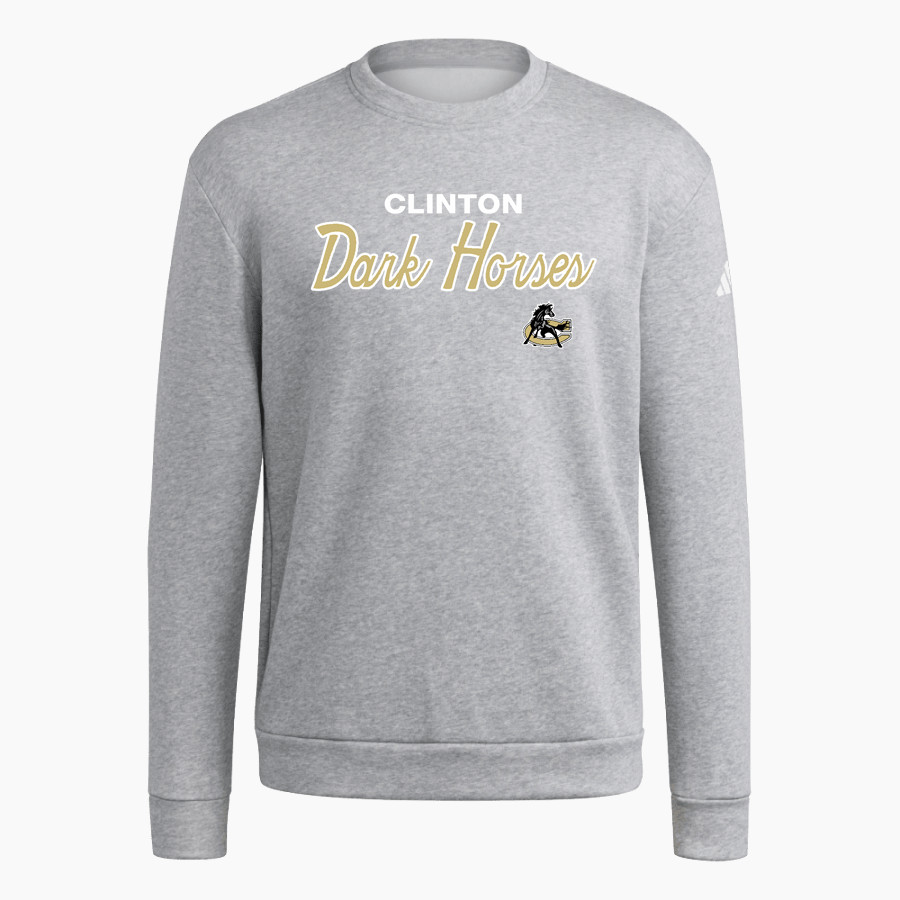 Clinton Dark Horses <span class="pdp-name-mascot">Clinton Dark Horses</span> adidas Men's Fleece Crew Sweatshirt