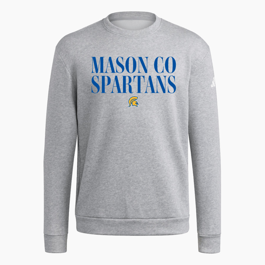 MASON CO CENTRAL HIGH SCHOOL SPARTANS adidas Men's Fleece Crew Sweatshirt