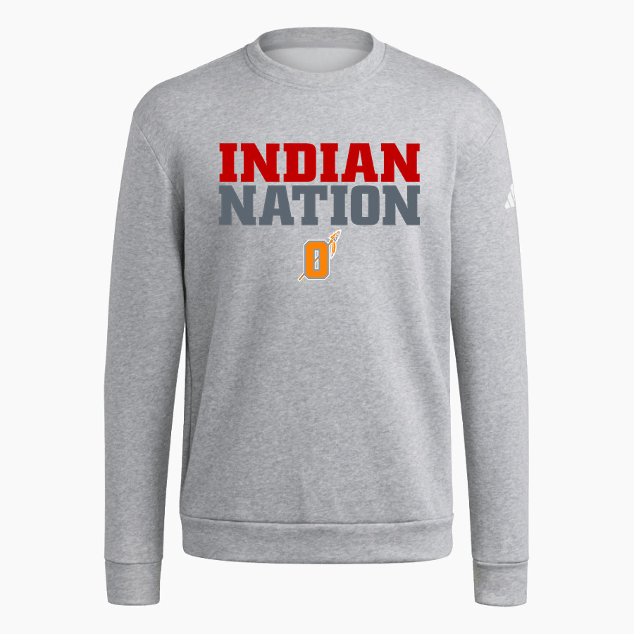 ONEIDA HIGH SCHOOL INDIANS <span class="pdp-name-mascot">ONEIDA INDIANS</span> adidas Men's Fleece Crew Sweatshirt