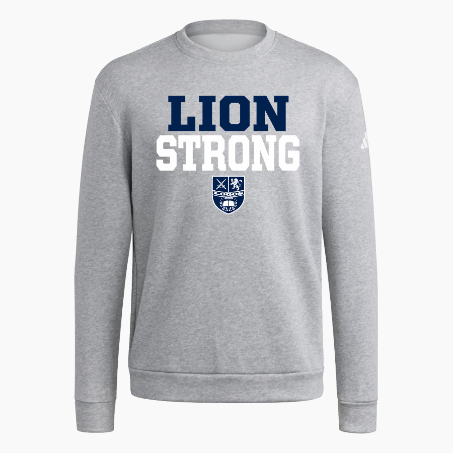 LOGOS PREPARATORY ACADEMY LIONS adidas Men's Fleece Crew Sweatshirt