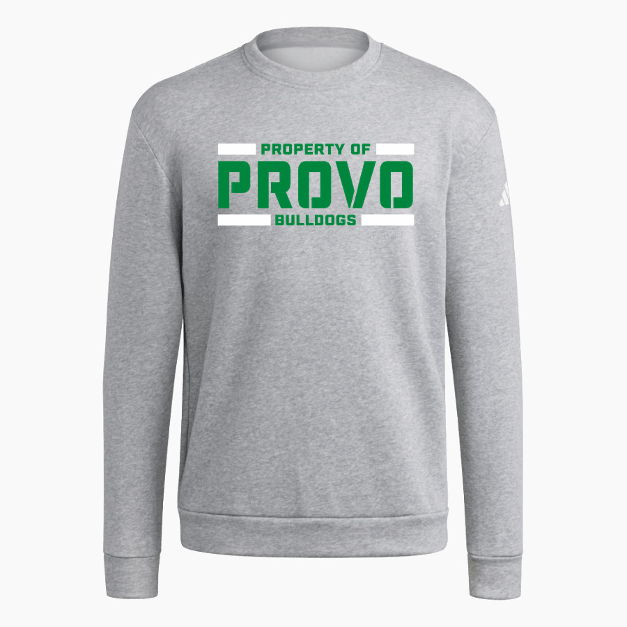 PROVO HIGH SCHOOL BULLDOGS <span class="pdp-name-mascot">PROVO BULLDOGS</span> adidas Men's Fleece Crew Sweatshirt