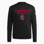 SPRINGFIELD SPARTANS The Online Store adidas Men's Fleece Crew Sweatshirt Front Thumbnail