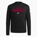 Irondale Mounties <span class="pdp-name-mascot">Irondale Mounties</span> adidas Men's Fleece Crew Sweatshirt Front Thumbnail