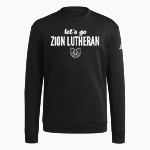 Zion Lutheran School Panthers adidas Men's Fleece Crew Sweatshirt Front Thumbnail