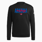 ARKOMA HIGH SCHOOL MUSTANGS <span class="pdp-name-mascot">ARKOMA MUSTANGS</span> adidas Men's Fleece Crew Sweatshirt Front Thumbnail