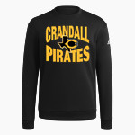 CRANDALL HIGH SCHOOL PIRATES adidas Men's Fleece Crew Sweatshirt Front Thumbnail