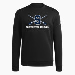 Saints Peter and Paul Sabres adidas Men's Fleece Crew Sweatshirt Front Thumbnail