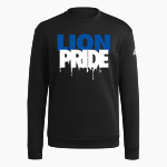 CENTRAL BAPTIST CHRISTIAN SCHOOL LIONS adidas Men's Fleece Crew Sweatshirt Front Thumbnail