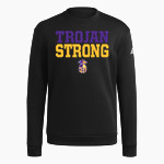SEBEKA HIGH SCHOOL Trojans Online Store <span class="pdp-name-mascot">SEBEKA TROJANS</span> adidas Men's Fleece Crew Sweatshirt Front Thumbnail