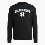 Children's Manor Children's Manor adidas Men's Fleece Crew Sweatshirt Front Thumbnail