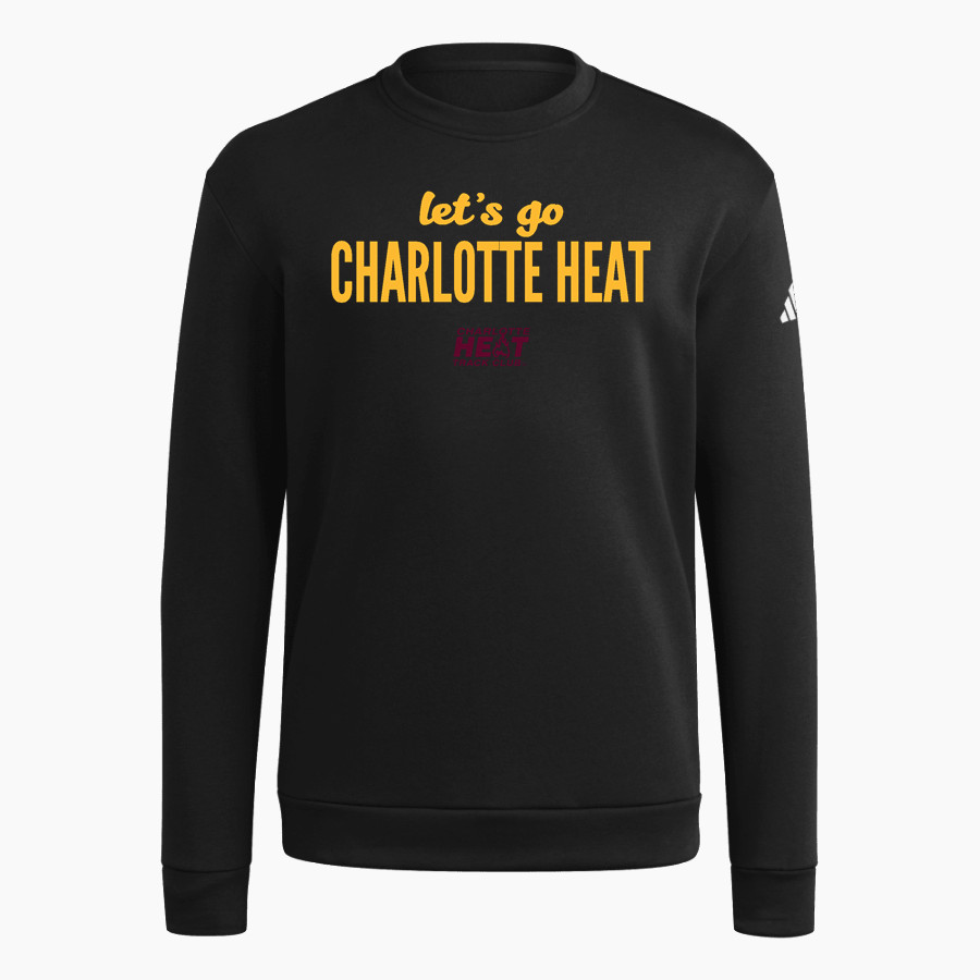 Charlotte Heat Track Club adidas Men's Fleece Crew Sweatshirt
