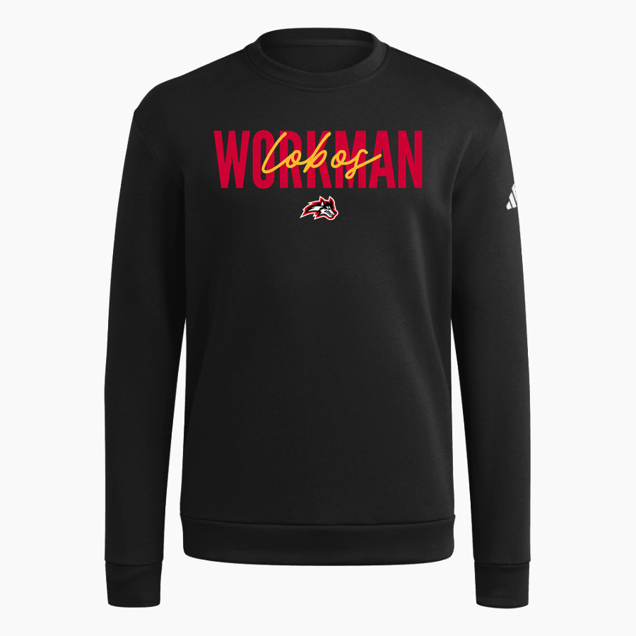 WORKMAN HIGH SCHOOL LOBOS <span class="pdp-name-mascot">WORKMAN LOBOS</span> adidas Men's Fleece Crew Sweatshirt