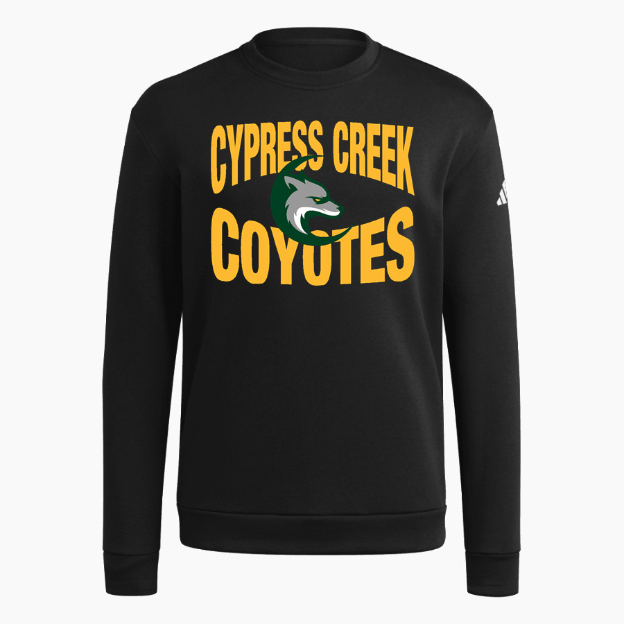 Cypress Creek Coyotes <span class="pdp-name-mascot">Cypress Creek Coyotes</span> adidas Men's Fleece Crew Sweatshirt