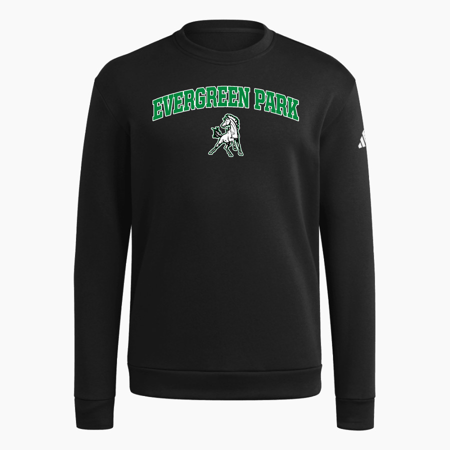 EVERGREEN PARK HIGH SCHOOL MUSTANGS <span class="pdp-name-mascot">EVERGREEN PARK MUSTANGS</span> adidas Men's Fleece Crew Sweatshirt