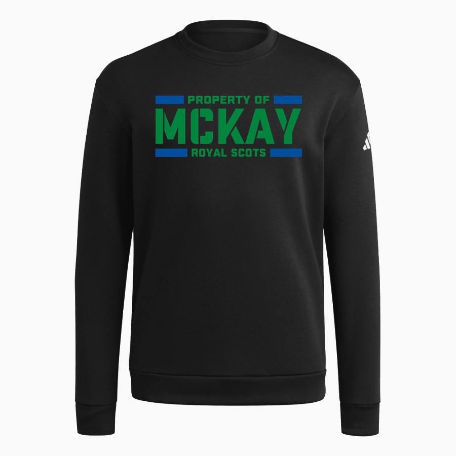 MCKAY HIGH SCHOOL ROYAL SCOTS adidas Men's Fleece Crew Sweatshirt
