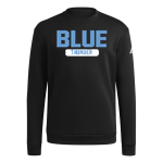 Blue Thunder Blue Thunder <span class="pdp-name-mascot">Blue Thunder</span> adidas Men's Fleece Crew Sweatshirt Front Thumbnail
