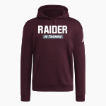 Pierce Raiders adidas Men's Fleece Pullover Hood Front Thumbnail