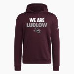Ludlow Lions <span class="pdp-name-mascot">Lions</span> adidas Men's Fleece Pullover Hood Front Thumbnail