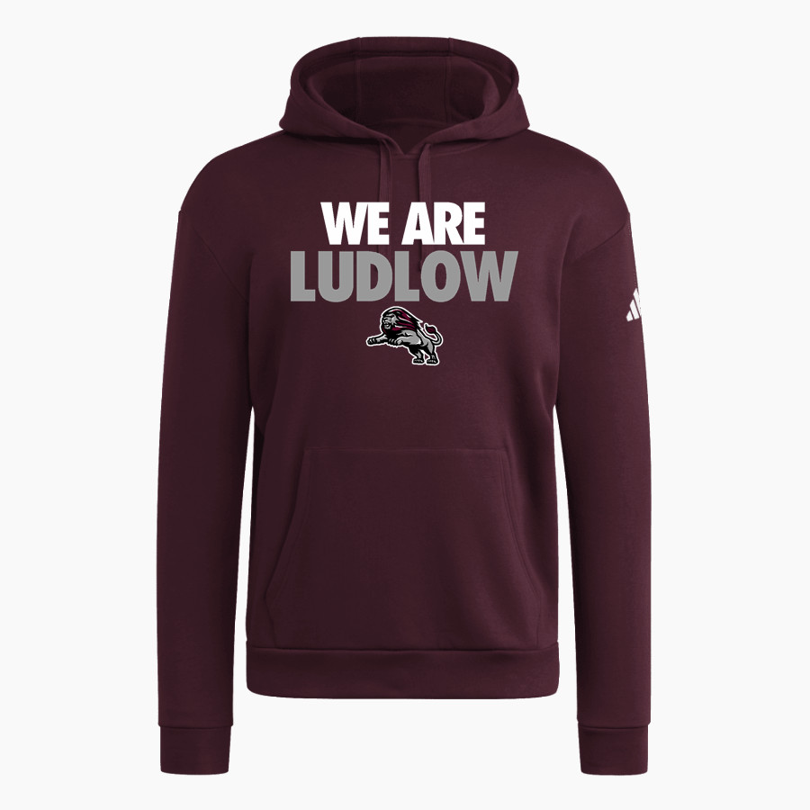 Ludlow Lions <span class="pdp-name-mascot">Lions</span> adidas Men's Fleece Pullover Hood