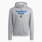 HIGHLAND HIGH SCHOOL TROJANS <span class="pdp-name-mascot">HIGHLAND TROJANS</span> adidas Men's Fleece Pullover Hood Front Thumbnail