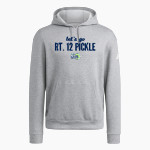 Rt. 12 Pickle Rt. 12 Pickle <span class="pdp-name-mascot">Rt. 12 Pickle</span> adidas Men's Fleece Pullover Hood Front Thumbnail