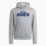 Washington Pam Pack <span class="pdp-name-mascot">Washington High School Pam Pack</span> adidas Men's Fleece Pullover Hood Front Thumbnail