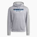 Dickinson State Blue Hawks adidas Men's Fleece Pullover Hood Front Thumbnail